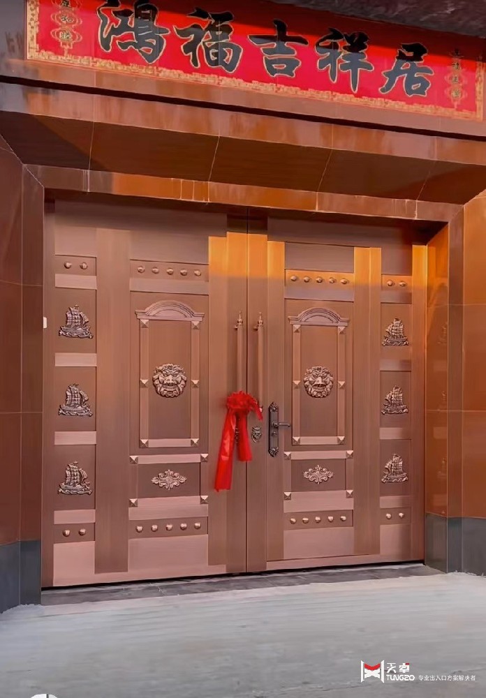 一個(gè)農(nóng)村大門而已，有必要買這么貴的銅門嗎