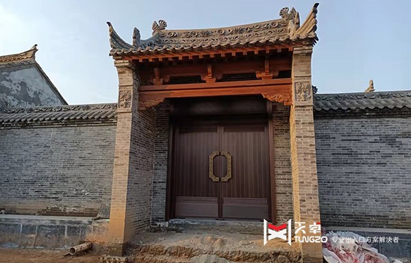 渭南大荔自建房庭院銅門