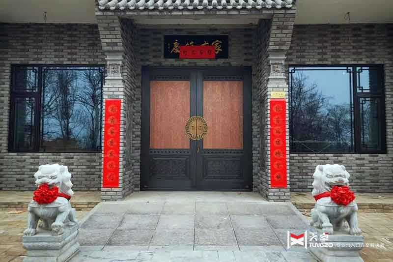 渭南富平自建房純銅庭院門